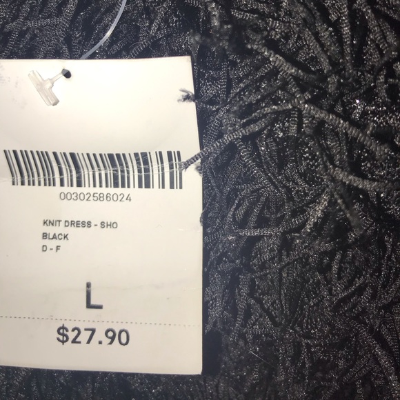 Black Fringe Sparkly Dress - Picture 5 of 5